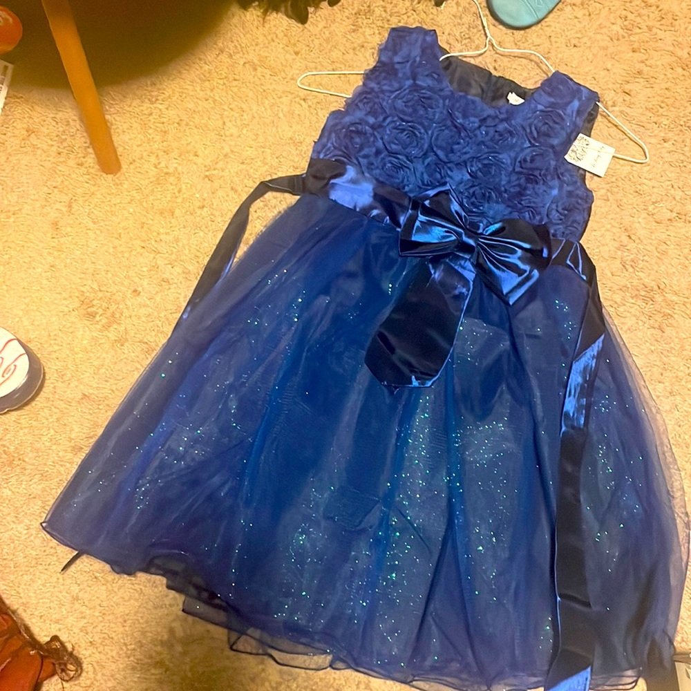 Blue flower dress